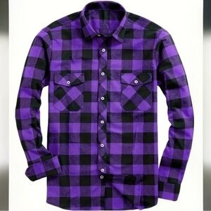 Plaid Flannel Shirt Men's